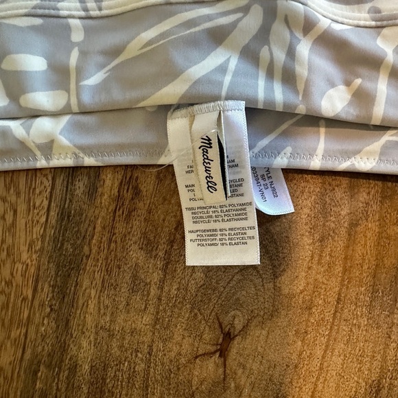 Madewell Reversible Bikini Set size Small/ Medium Abstract Flora NWT High Waist - Picture 7 of 9